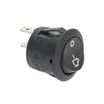 Black Monopolar Switch 10A 250V AO1319393