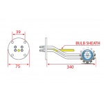 Bezzera B2006 - B2013 - B6000  Heating Element 2750/3300W 220/240V  